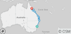 Ultimative Ostküste Australiens - 5 Wochen - 15 Destinationen 