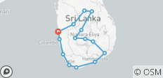  Grand tour exclusif du Sri Lanka - 15 destinations 