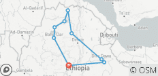  10 Days North and Eastern Ethiopia Historic Tour - 9 destinations 