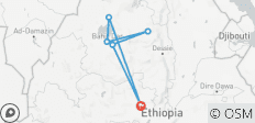  Nordäthiopien Rundreise - 5 Tage - 6 Destinationen 
