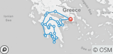  De voetstappen van Hercules volgen in de Peloponnesos en Delphi 10 dagen - 26 bestemmingen 