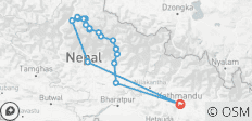  Annapurna Semi Circuit Trek - 13 Days - 19 destinations 