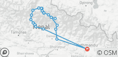  Annapurna Circuit Trek - 24 destinations 