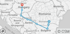  Der Zauber Osteuropas (Start Bukarest, Ende Budapest) - 11 Destinationen 