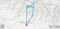  Trek de la vallée du Langtang et du lac Gosainkunda - 11 destinations 