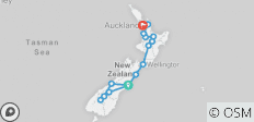  New Zealand Uncovered in reverse - 15 destinations 