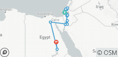  Israel, Jordania y Egipto con crucero por el Nilo 12 días - 15 destinos 