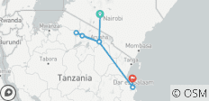  Nairobi to Zanzibar: Serengeti &amp; Sunsets - 7 destinations 