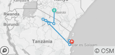  Von Nairobi nach Sansibar – Serengeti &amp; Sandstrände - 8 Destinationen 