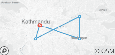  Kathmandu Vallei Rondreis door - 5 bestemmingen 