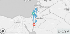  Israel Bíblico y Jordania 7 días - 13 destinos 