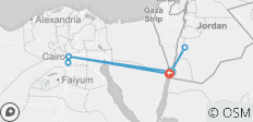  Petra und Kairo (ab Eilat) - 3 Tage (7 destinations) - 7 Destinationen 