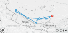  15 Days Mt.everest &amp; Mt Kailash Kora Pilgrimage Group Tour - 13 destinations 