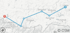  Circuit de 7 jours en groupe à Lhassa, au Mont Everest et à Katmandou par voie terrestre - 6 destinations 