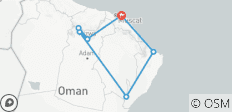  Explore Oman - Self Drive Tour Package - 8 destinations 