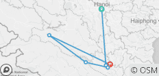  Vietnam Motorreis naar Pu Luong, Mai Chau, Tam Coc, Hoa Lu - 6 bestemmingen 