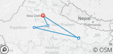  Goldenes Dreieck mit Varanasi - 5 Destinationen 