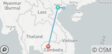  Hauptsache Vietnam und Kambodscha - 4 Destinationen 