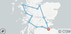  Schottland Mietwagenrundreise - 12 Destinationen 