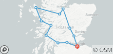  Classic Scotland Self Drive - 12 destinations 
