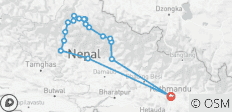  Annapurna Circuit Biking - 18 destinations 