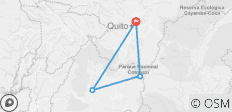 Visite de 2 jours du volcan Cotopaxi et de la lagune Quilotoa avec hôtel - 4 destinations 