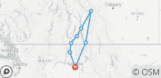  Selkirk &amp; Kootenay Bike Tour - 8 destinations 