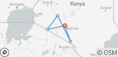  Klassische Kenia Campingsafari - 6 Tage - 5 Destinationen 
