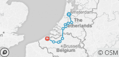  Amsterdam to Bruges Bike &amp; Barge - Comfort - 11 destinations 