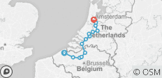  Brügge nach Amsterdam Fahrrad &amp; Barge - Komfort - 14 Destinationen 