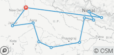  Lo más vendido - Viaje a la India con Nepal, vuelo incluido - 11 destinos 