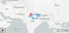  Bestseller Rondreis India met Nepal, AC privé auto en een vlucht inbegrepen - 11 bestemmingen 