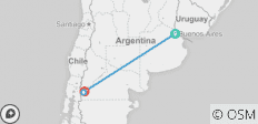  Argentinien: Buenos Aires &amp; Bariloche oder umgekehrt - 5 Tage - 2 Destinationen 