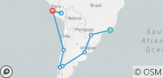 Südamerikanische Odyssee mit Peru - 14 Destinationen 