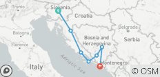  Adriatic Tour (Slovenia, Croatia, Bosnia-Herzegovina) - 7 destinations 