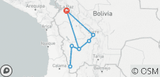  Bolivien Höhepunkte - 9 Destinationen 