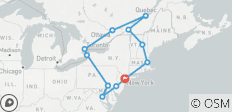  USA Ostküste und Kanada (Ende New York, 14 Tage) - 12 Destinationen 
