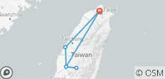  Circuit privé Premium de 3 jours à Taïwan - histoire et nature - 6 destinations 
