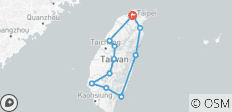  Vuelta a Taiwán en privado 8 días - Premium - 11 destinos 