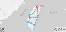  Quer durch Taiwan privat geführte Rundreise - 6 Tage - 10 Destinationen 