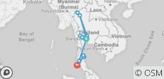  Thailand Total - 14 Destinationen 