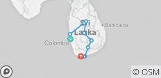  Sri Lanka Erlebnisreise - 12 Tage - 12 Destinationen 