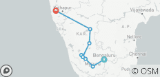  Circuit à vélo de Bangalore à Goa - 9 destinations 