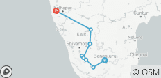 Bangalore to Goa Bike Tour - 9 destinations 