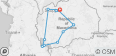  Mazedonien Rundreise - 11 Destinationen 