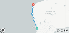  Perth to Exmouth 6 Day Coral Coaster Tour (One Way) - 10 destinations 