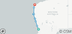  Perth to Exmouth 6 Day Coral Coaster Tour (One Way) - 10 destinations 
