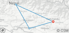  Nepal Low Budget-Reise - 4 Destinationen 
