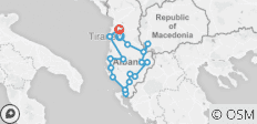  Höhepunkte Albaniens - 18 Destinationen 