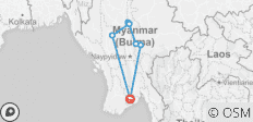  Burma Highlights - 8 destinations 